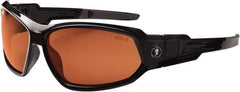 Ergodyne - Copper Lenses, Framed Polarized Glasses - Uncoated Lenses, Size Universal, Wrap Around - Exact Tool & Supply