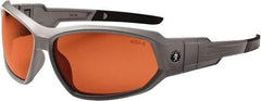 Ergodyne - Copper Lenses, Framed Polarized Glasses - Uncoated Lenses, Size Universal, Wrap Around - Exact Tool & Supply