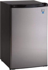 Avanti - Refrigerators Capacity: 4.4 Cu Ft Color: Stainless Steel/Black - Exact Tool & Supply