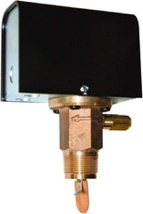 McDonnell & Miller - 1,000 psi, Stainless Steel Housing, Adjustable Paddle Flow Switch - 7.7 Flow Set Point, 35,004 Flow Point cc/min, 4.8 to 998 GPM, 120/240 Voltage, 1-1/4 Inch Thread Size - Exact Tool & Supply