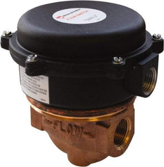 McDonnell & Miller - 100 psi, Brass Housing, Adjustable Paddle Flow Switch - 0.12 Flow Set Point, 545 Flow Point cc/min, 0.12 to 2.5 GPM, 120/240 Voltage, 3/4 Inch Thread Size - Exact Tool & Supply