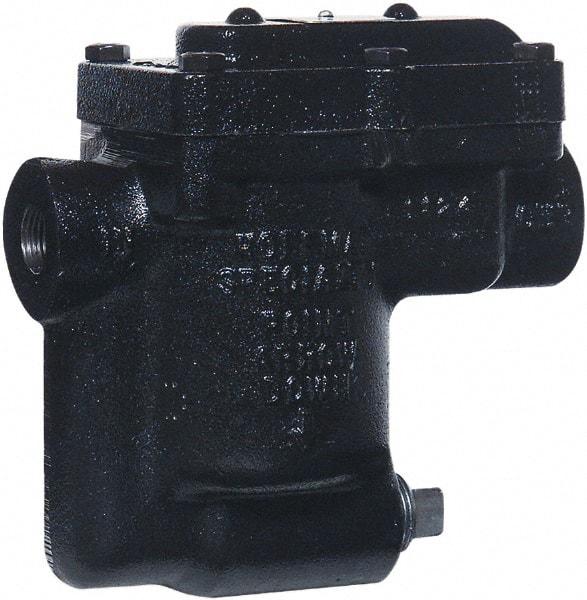 Hoffman Speciality - 2 Port, 3/4" Pipe, Stainless Steel Inverted Bucket Steam Trap - 125 Max psi - Exact Tool & Supply