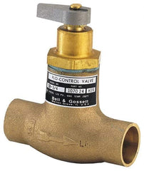 Bell & Gossett - 3/4" Pipe, Bronze Manually Operated Plumbing Valve - Buna Seal, Sweated - Exact Tool & Supply