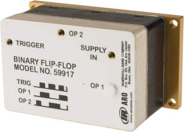 ARO/Ingersoll-Rand - Manually Operated Valves   Valve Type: Binary Flip-Flop    Actuator Type: Palm Button - Exact Tool & Supply