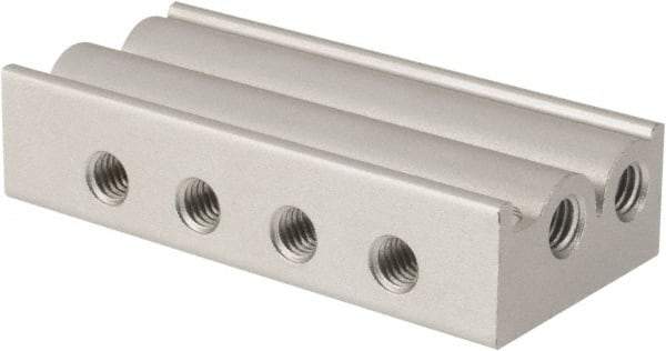 ARO/Ingersoll-Rand - M5 10 Station Solenoid Valve Manifold - Use with 3-Way Sierra TN Series 10mm Miniature Manifold Valves - Exact Tool & Supply