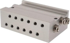 ARO/Ingersoll-Rand - 10-32 8 Station Solenoid Valve Manifold - Use with 4-Way Sierra TN Series 10mm Miniature Manifold Valves - Exact Tool & Supply