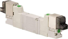ARO/Ingersoll-Rand - Solenoid Actuator, Solenoid Return, 2 Position, Body Ported Solenoid Air Valve - 24 VDC Input, 0.2 CV, 4 Way, 100 psi, 122° Max Temp, 44° Min Temp - Exact Tool & Supply