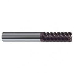 1/2" Dia. - 3" OAL - 55° Helix Firex Carbide End Mill - 6 FL - Exact Tool & Supply