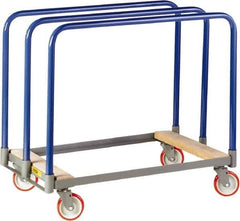 Little Giant - 1,000 Lb Capacity Steel Panel Truck - Steel Deck, 24" OAW, 36" Platform Length, Polyurethane Casters - Exact Tool & Supply
