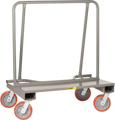Little Giant - 2,000 Lb Capacity Steel Drywall Cart - 24" OAW, Polyurethane Casters - Exact Tool & Supply