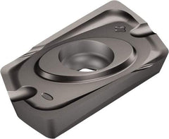 Sandvik Coromant - R790160408 PL Grade 1010 Carbide Milling Insert - TiAlN2 Finish, 4mm Thick, 0.8mm Corner Radius - Exact Tool & Supply