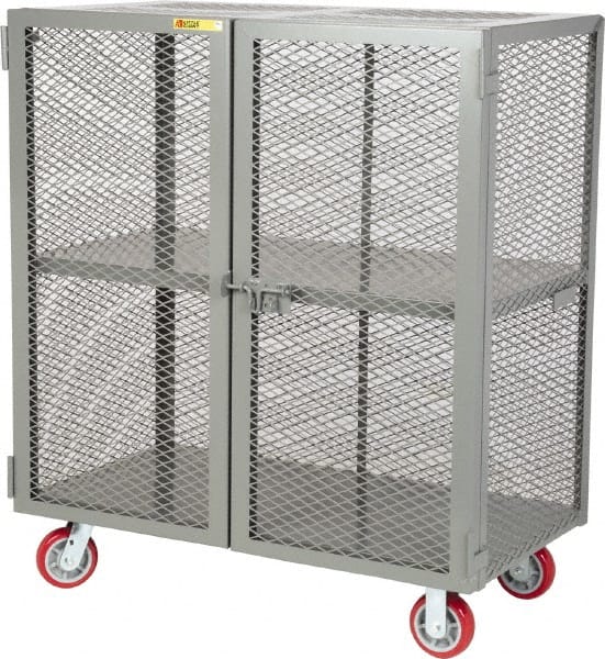 Little Giant - 2 Door, 2 Tier, Mobile Storage Locker - Exact Tool & Supply