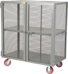 Little Giant - 2 Door, 2 Tier, Mobile Storage Locker - Exact Tool & Supply