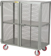 Little Giant - 2 Door, 2 Tier, Mobile Storage Locker - Exact Tool & Supply
