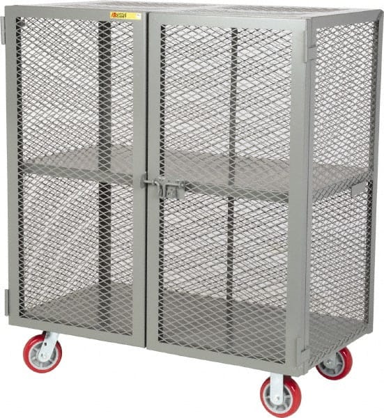 Little Giant - 2 Door, 2 Tier, Mobile Storage Locker - Exact Tool & Supply