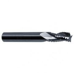 3/8" Dia. - 2-1/2" OAL - 30° Helix Bright CBD - End Mill - 3 FL - Exact Tool & Supply