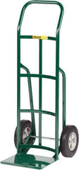 Little Giant - 800 Lb Capacity 47" OAH Hand Truck - 12 x 14" Base Plate, Continuous Handle, Steel, Solid Rubber Wheels - Exact Tool & Supply