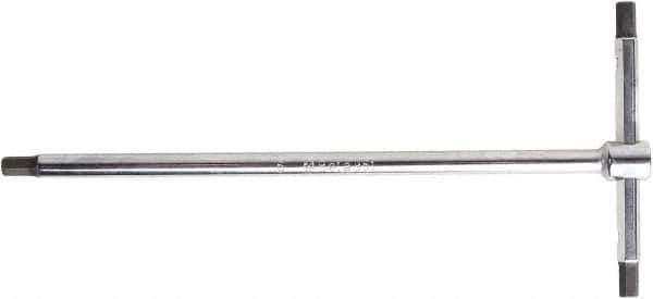 Beta - 6mm Hex, Sliding T-Handle, Hex Key - 8-1/2" OAL, Steel, Metric System of Measurement - Exact Tool & Supply