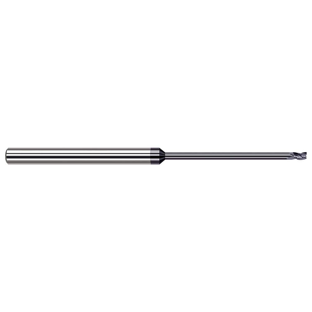 Harvey Tool - Square End Mills; Mill Diameter (Decimal Inch): 0.0300 ; Length of Cut (Decimal Inch): 0.0450 ; Material: Solid Carbide ; Finish/Coating: AlTiN ; Shank Diameter (Inch): 1/8 ; Single or Double End: Single - Exact Tool & Supply