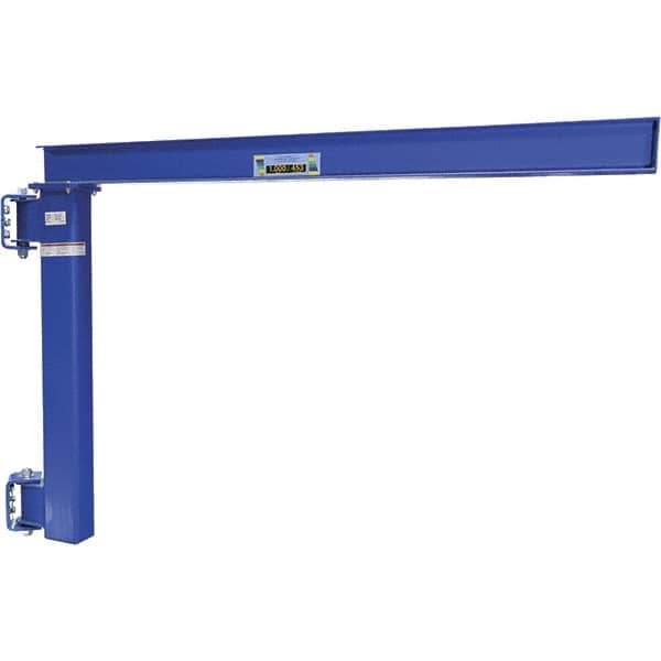 Vestil - 1,000 Lb Load Capacity, Steel Jib Crane - 8' Span - Exact Tool & Supply
