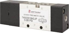 PRO-SOURCE - Specialty Air Valves Valve Type: 5-Way, 3 Position Exhaust Center Actuator Type: Pneumatic Double Acting - Exact Tool & Supply
