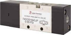 PRO-SOURCE - Specialty Air Valves Valve Type: 5-Way, 3 Position Actuator Type: Pneumatic Double Acting - Exact Tool & Supply
