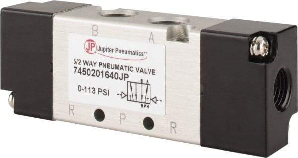 PRO-SOURCE - Specialty Air Valves Valve Type: 5-Way, 2 Position Actuator Type: Pneumatic Double Acting - Exact Tool & Supply