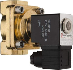 PRO-SOURCE - 3/4", 2/2 Way Stacking Solenoid Valve - 110 VAC, 8.78 CV Rate, 4.21" High x 3.54" Long - Exact Tool & Supply