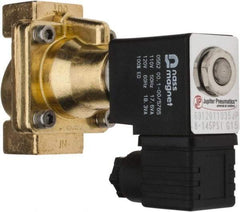 PRO-SOURCE - 1/2", 2/2 Way Steam Series Stacking Solenoid Valve - 110 VAC, 4.5 CV Rate, 4.19" High x 2.76" Long - Exact Tool & Supply