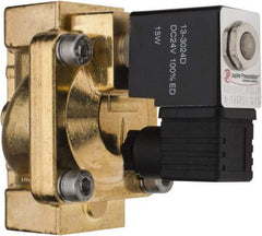 PRO-SOURCE - 1", 2/2 Way Stacking Solenoid Valve - 24 VDC, 12 CV Rate, 4.98" High x 3.78" Long - Exact Tool & Supply