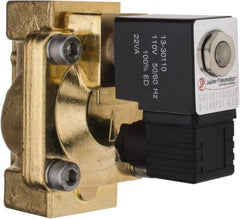PRO-SOURCE - 1", 2/2 Way Stacking Solenoid Valve - 110 VAC, 12 CV Rate, 4.98" High x 3.78" Long - Exact Tool & Supply