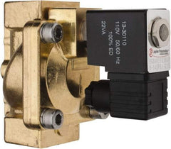 PRO-SOURCE - 3/4", 2/2 Way Stacking Solenoid Valve - 110 VAC, 12 CV Rate, 4.98" High x 3.78" Long - Exact Tool & Supply