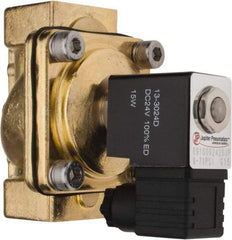 PRO-SOURCE - 1", 2/2 Way Stacking Solenoid Valve - 24 VDC, 11.92 CV Rate, 4.74" High x 3.78" Long - Exact Tool & Supply