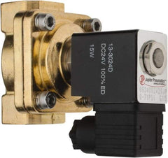 PRO-SOURCE - 3/4", 2/2 Way Stacking Solenoid Valve - 24 VDC, 8.78 CV Rate, 4.21" High x 3.54" Long - Exact Tool & Supply