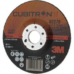 Standard Abrasives - Depressed Center Wheel - - Exact Tool & Supply