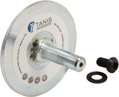Tanis - 1/4" Arbor Hole to 3/4" Shank Diam Drive Arbor - For 10, 12 & 14" Tanis Disc Brushes, Flow Through Spindle - Exact Tool & Supply