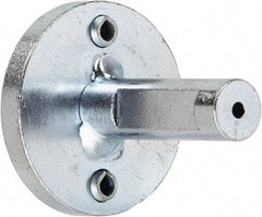 Tanis - 1/2" Arbor Hole to 1/2" Shank Diam Drive Arbor - For 3" Tanis Disc Brushes, Flow Through Spindle - Exact Tool & Supply