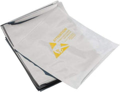 Value Collection - 6" Long x 4" Wide, 3 mil Thick, Clear Metalized Static Shield Bag - Metal-In - Exact Tool & Supply