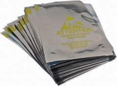 Value Collection - 5" Long x 3" Wide, 3 mil Thick, Clear Metalized Static Shield Bag - Metal-In - Exact Tool & Supply