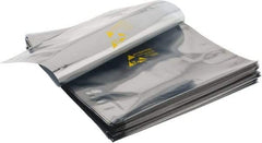 Value Collection - 12" Long x 10" Wide, 3 mil Thick, Clear Metalized Static Shield Bag - Metal-In - Exact Tool & Supply