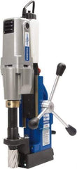 Hougen - 2" Travel, Portable Magnetic Drill Press - 250 & 450 RPM, 9 Amps, 1.5 hp, 1035 Watts - Exact Tool & Supply