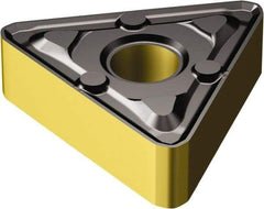 Sandvik Coromant - TNMX333 WMX Grade 4305 Carbide Turning Insert - TiCN/AI2O3/TiN Finish, 60° Triangle, 3/8" Inscr Circle, 3/16" Thick, 3/64" Corner Radius - Exact Tool & Supply