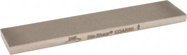 DMT - 4" Long x 0.88" Wide x 0.19" Thick, Diam ond Sharpening Stone - Rectangle, Coarse Grade - Exact Tool & Supply