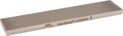 DMT - 4" Long x 0.88" Wide x 0.19" Thick, Diam ond Sharpening Stone - Rectangle, Coarse Grade - Exact Tool & Supply