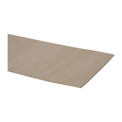 Made in USA - 24" Long, 12" Wide, Natural Gum Rubber Foam Sheet - 35 to 45 Durometer, Tan, -20 to 140°F, 3,000 psi Tensile Strength, Stock Length - Exact Tool & Supply