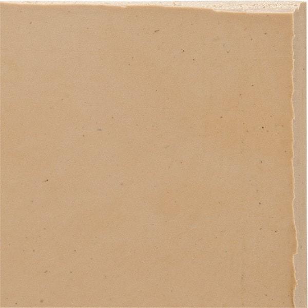Made in USA - 36" Wide, Natural Gum Rubber Foam Sheet - 35 to 45 Durometer, Tan, -20 to 140°F, 3,000 psi Tensile Strength, Cut-to-Length - Exact Tool & Supply
