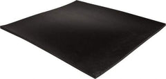 Made in USA - 12" Long, 12" Wide, Buna-N Rubber Foam Sheet - 50 to 60 Durometer, Black, -20 to 170°F, 900 psi Tensile Strength, Stock Length - Exact Tool & Supply