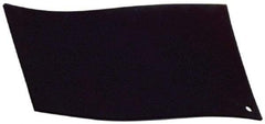 Made in USA - 24" Long, 12" Wide, 1/4" Thick, Neoprene Rubber Foam Sheet - 45 to 55 Durometer, Black, -40 to 225°F, 2,500 psi Tensile Strength, Plain Backing, Stock Length - Exact Tool & Supply