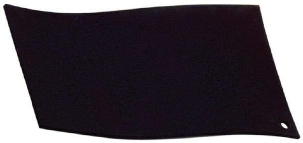 Made in USA - 12" Long, 12" Wide, 3/8" Thick, Neoprene Rubber Foam Sheet - 35 to 45 Durometer, Black, -40 to 220°F, 1,500 psi Tensile Strength, Stock Length - Exact Tool & Supply