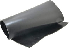 Made in USA - 24" Long, 12" Wide, Polyester-Reinforced Neoprene Rubber Foam Sheet - 50 to 60 Durometer, Black, -20 to 180°F, 1,000 psi Tensile Strength, Stock Length - Exact Tool & Supply